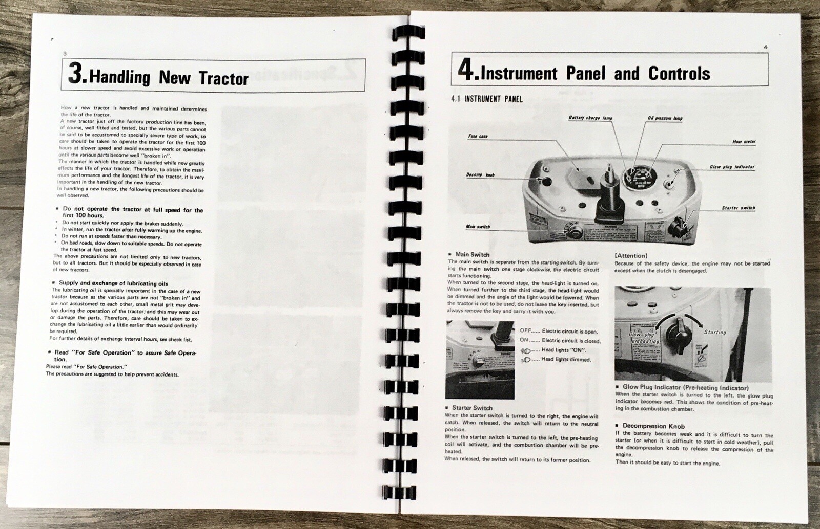 Kubota L185 L185D L185F Tractor Operators Manual Owners Book Maintenance - Image 3