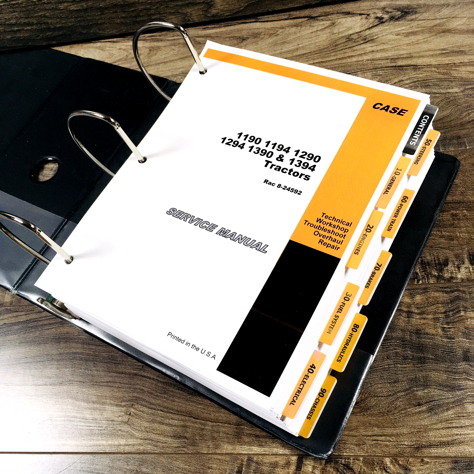 Case David Brown 1394 Tractor Service Manual Parts Catalog Repair Shop Set - Image 2