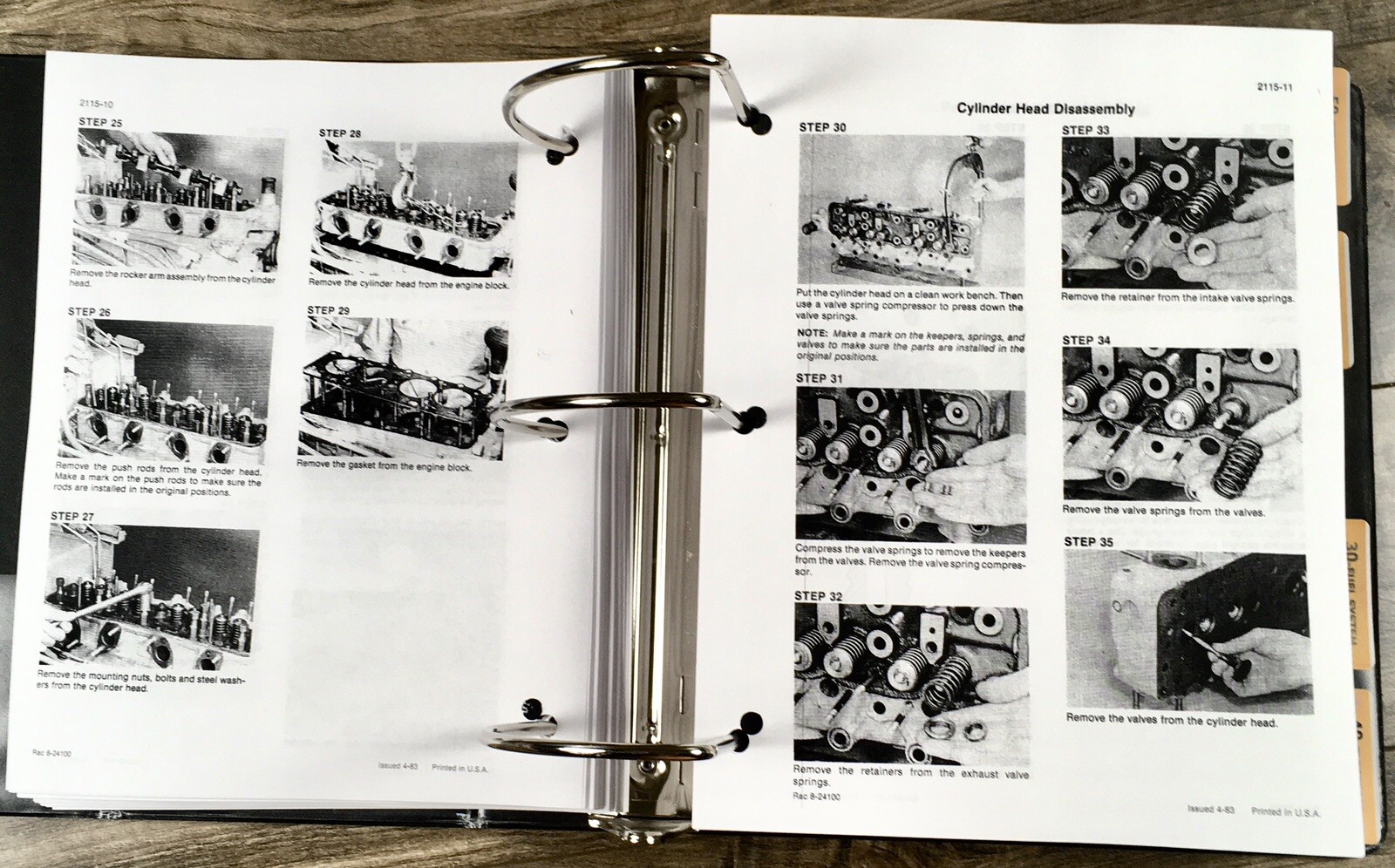 Case David Brown 1394 Tractor Service Manual Parts Catalog Repair Shop Set - Image 6