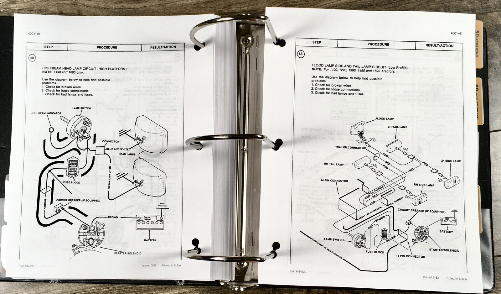 Case David Brown 1394 Tractor Service Manual Parts Catalog Repair Shop Set - Image 8