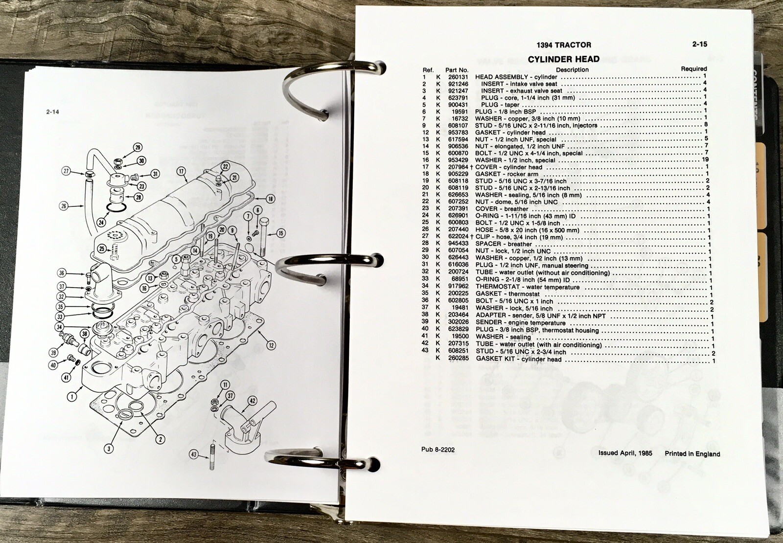 Case David Brown 1394 Tractor Service Manual Parts Catalog Repair Shop Set - Image 15