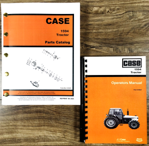 Case David Brown 1594 Tractor Parts Catalog Operators Manual Owners Set
