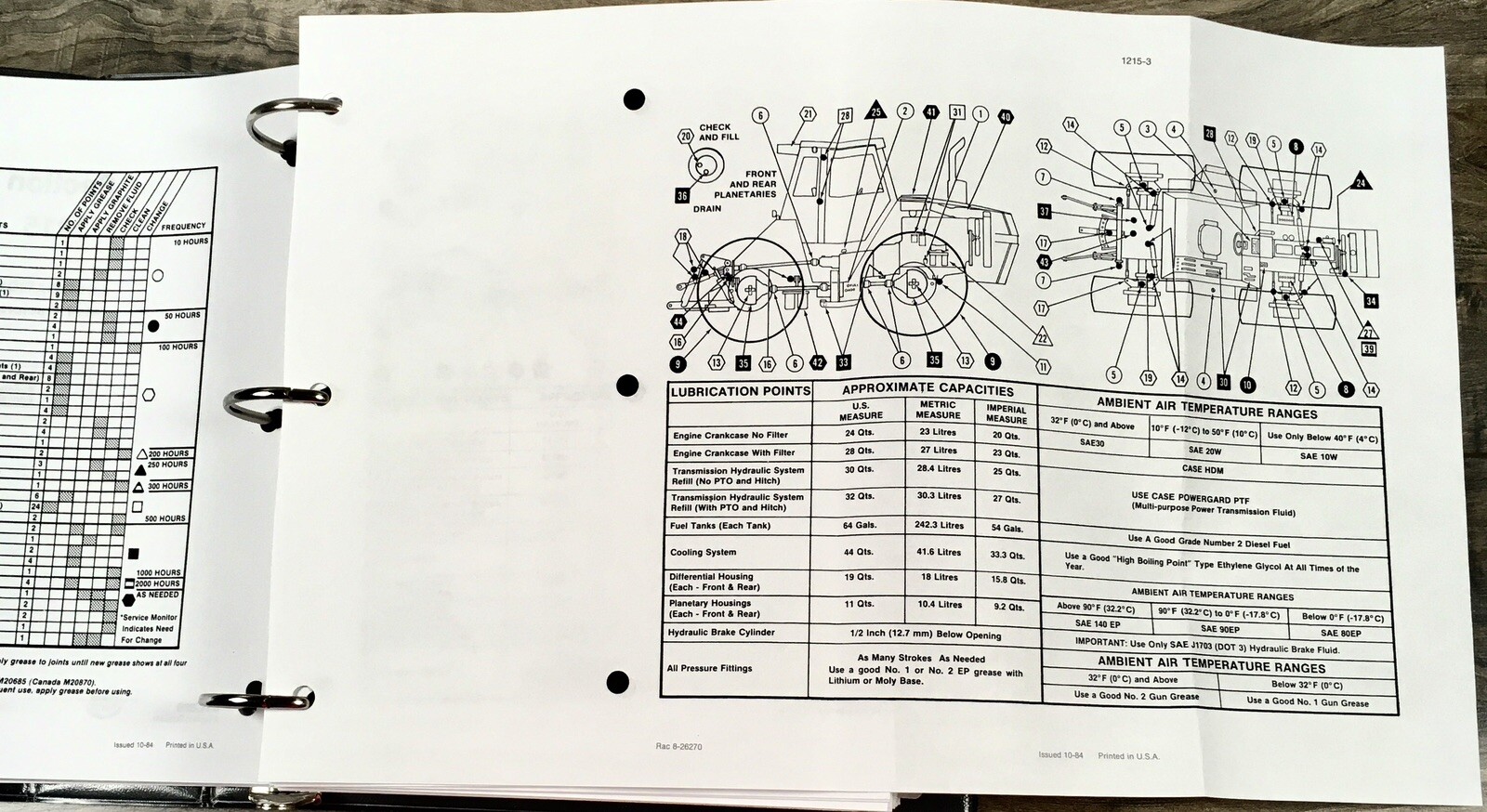 Case 4494 Tractor Service Manual Parts Catalog Repair Shop Set Assembly Book - Image 6