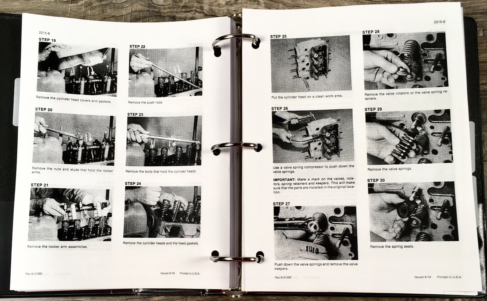 Case 4494 Tractor Service Manual Parts Catalog Repair Shop Set Assembly Book - Image 8