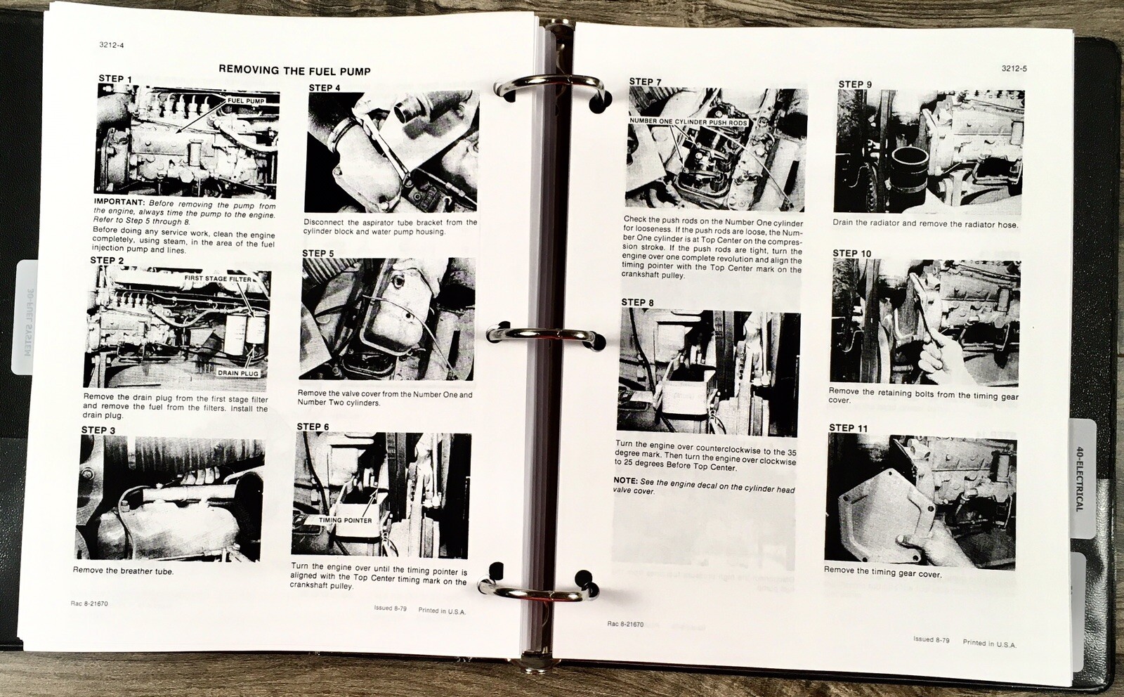 Case 4494 Tractor Service Manual Parts Catalog Repair Shop Set Assembly Book - Image 10