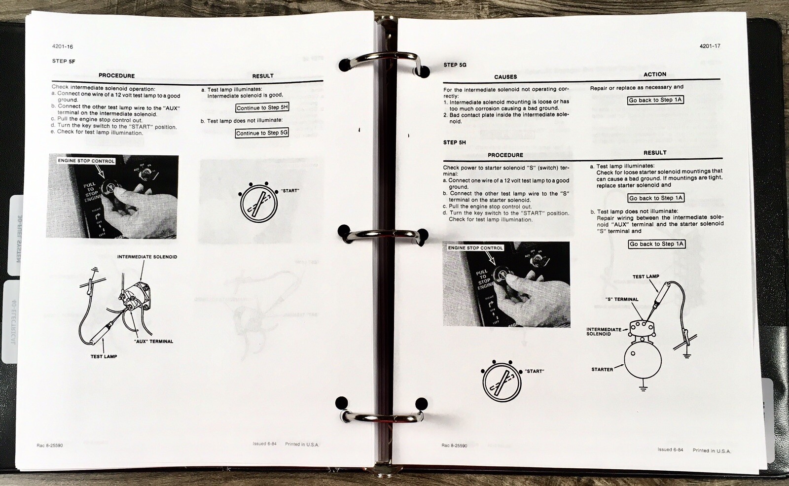 Case 4494 Tractor Service Manual Parts Catalog Repair Shop Set Assembly Book - Image 11