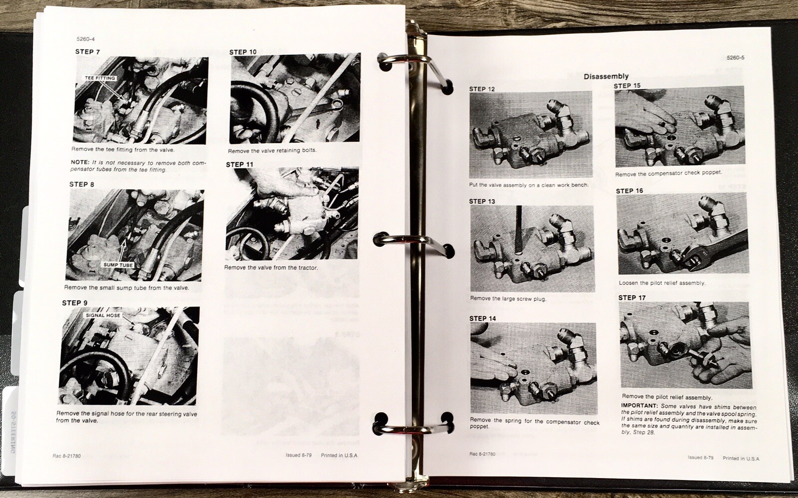 Case 4494 Tractor Service Manual Parts Catalog Repair Shop Set Assembly Book - Image 12