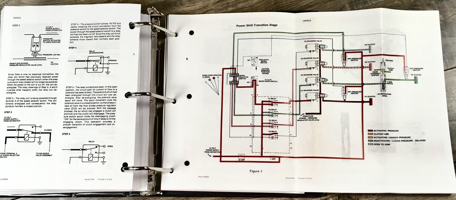 Case 4494 Tractor Service Manual Parts Catalog Repair Shop Set Assembly Book - Image 15