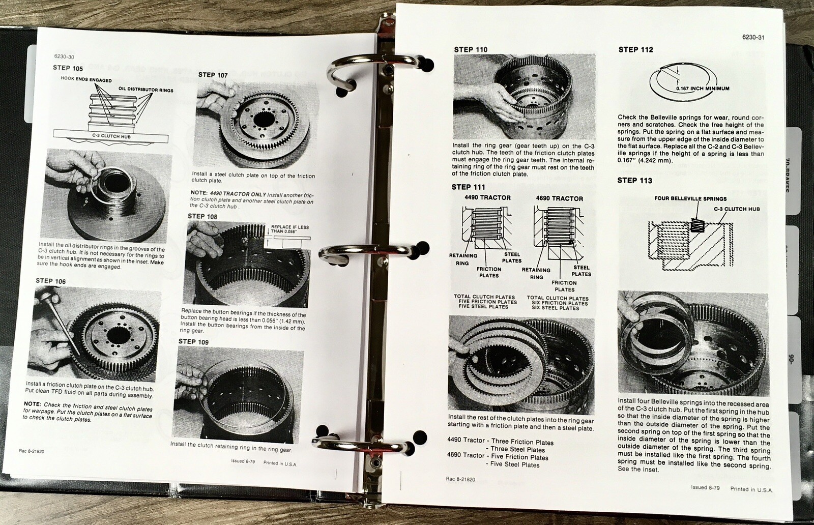 Case 4494 Tractor Service Manual Parts Catalog Repair Shop Set Assembly Book - Image 16
