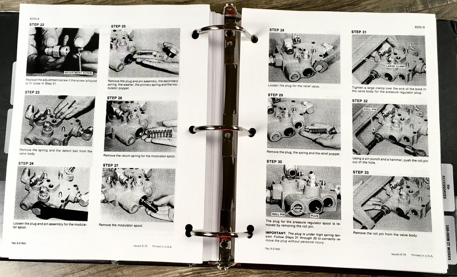 Case 4494 Tractor Service Manual Parts Catalog Repair Shop Set Assembly Book - Image 19