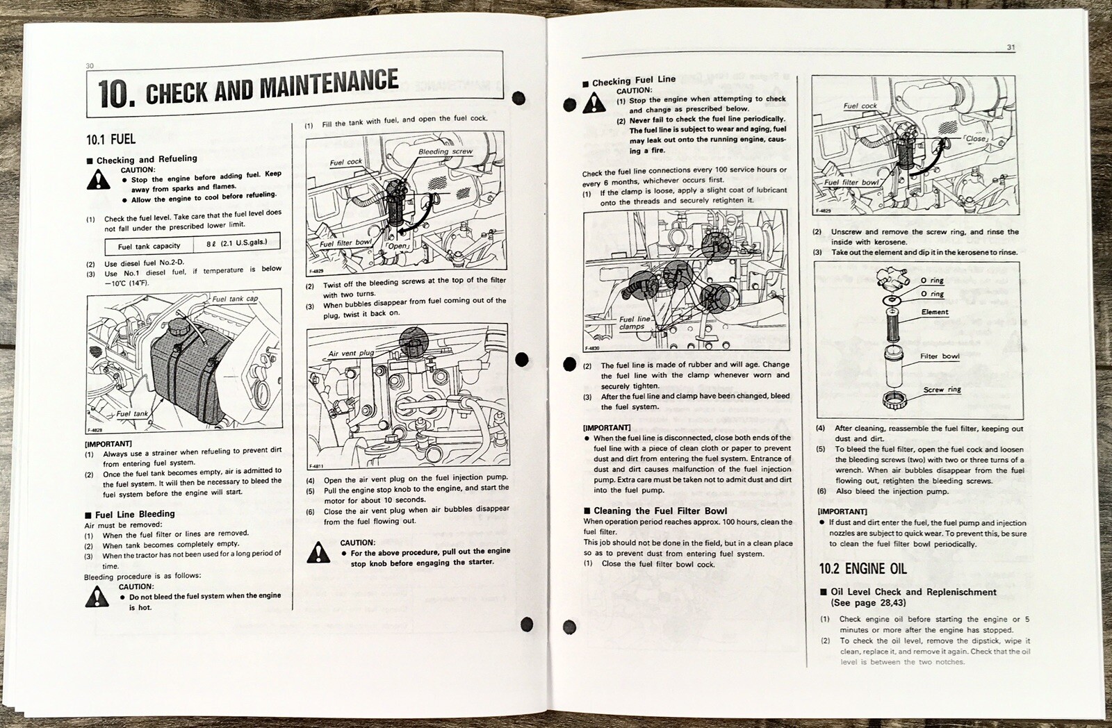 Kubota B4200 B4200D Tractor Operators Manual Owners Book Maintenance Adjustment - Image 6