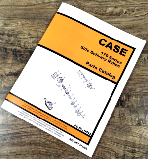 Case 170 F170G V170G F170GM V170GM F170RGM Side Delivery Rake Parts Manual