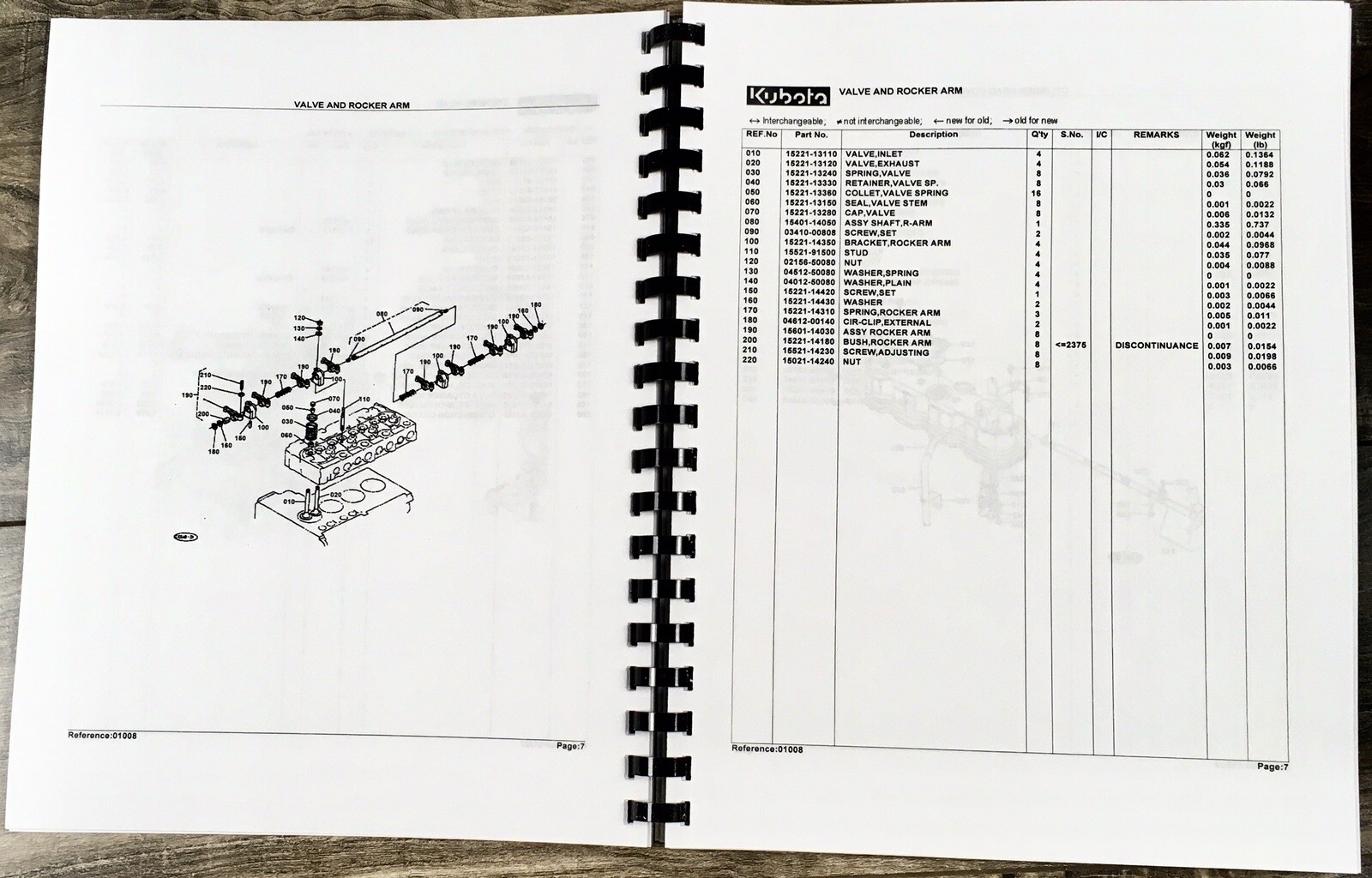 Kubota R400 R400B Wheel Loader Tractor Parts Manual Catalog Book Assembly - Image 5