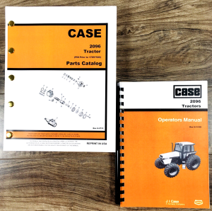 Case 2096 Tractor Parts Catalog Operators Manual Owner Set PIN Prior to 17897500