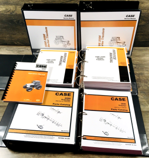 Case IH 2096 Tractor Service Manual with Parts Operators Set Prior to 17897500