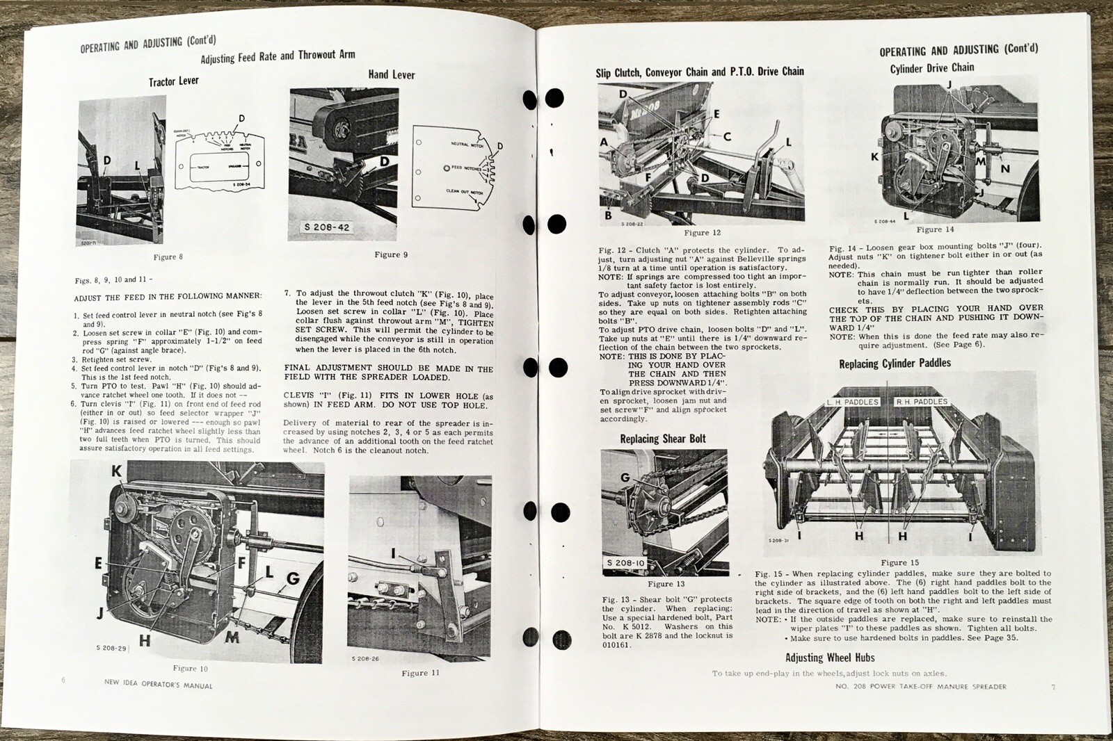 New Idea 208 Power Take-Off Manure Spreader Operators-Parts Manual Owners Book - Image 3