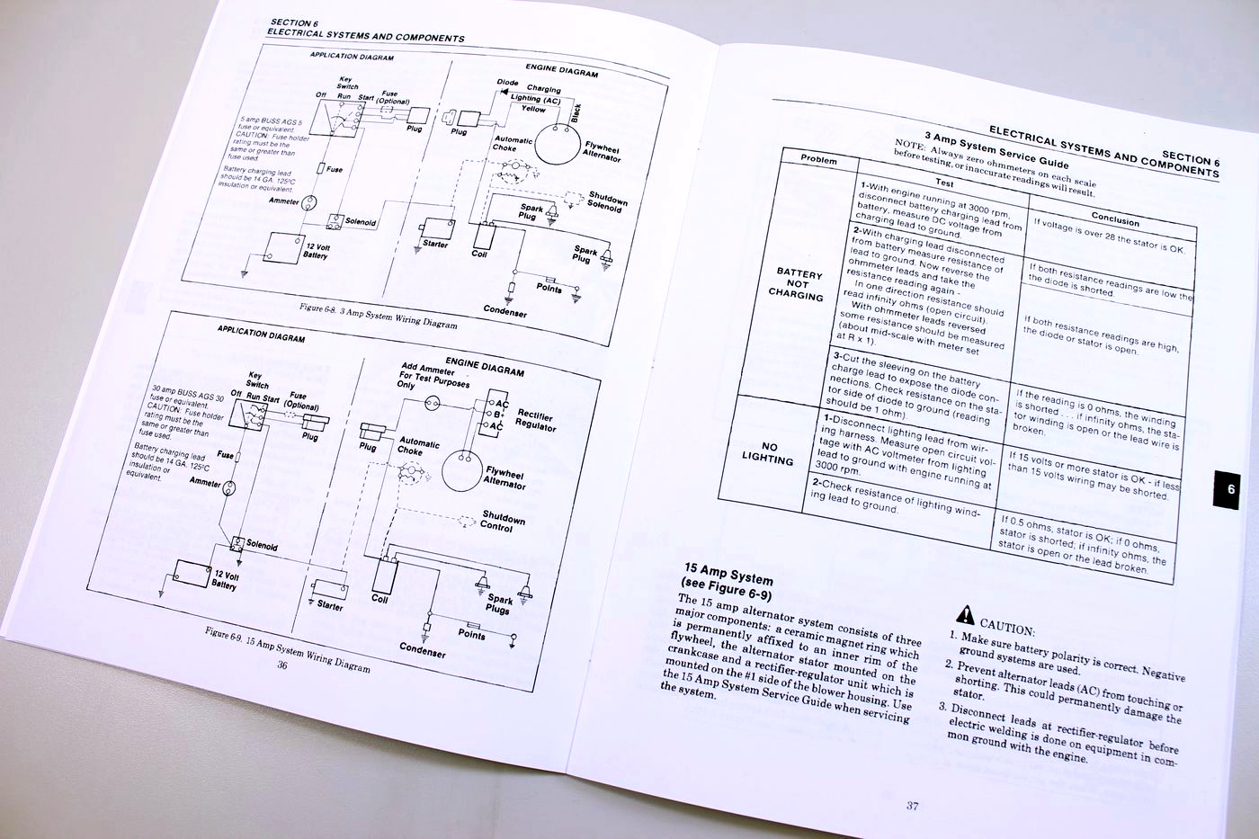 Kohler KT17 Series II Engine Service Manual for John Deere 317 Garden Tractor - Image 4