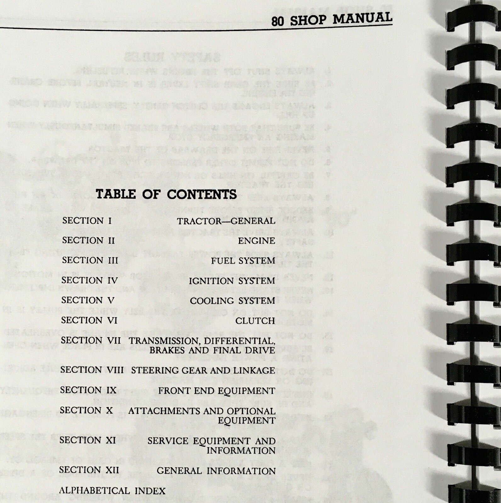 Oliver 80 Row Crop Tractor Service Parts Operators Manual Set Repair Workshop - Image 11