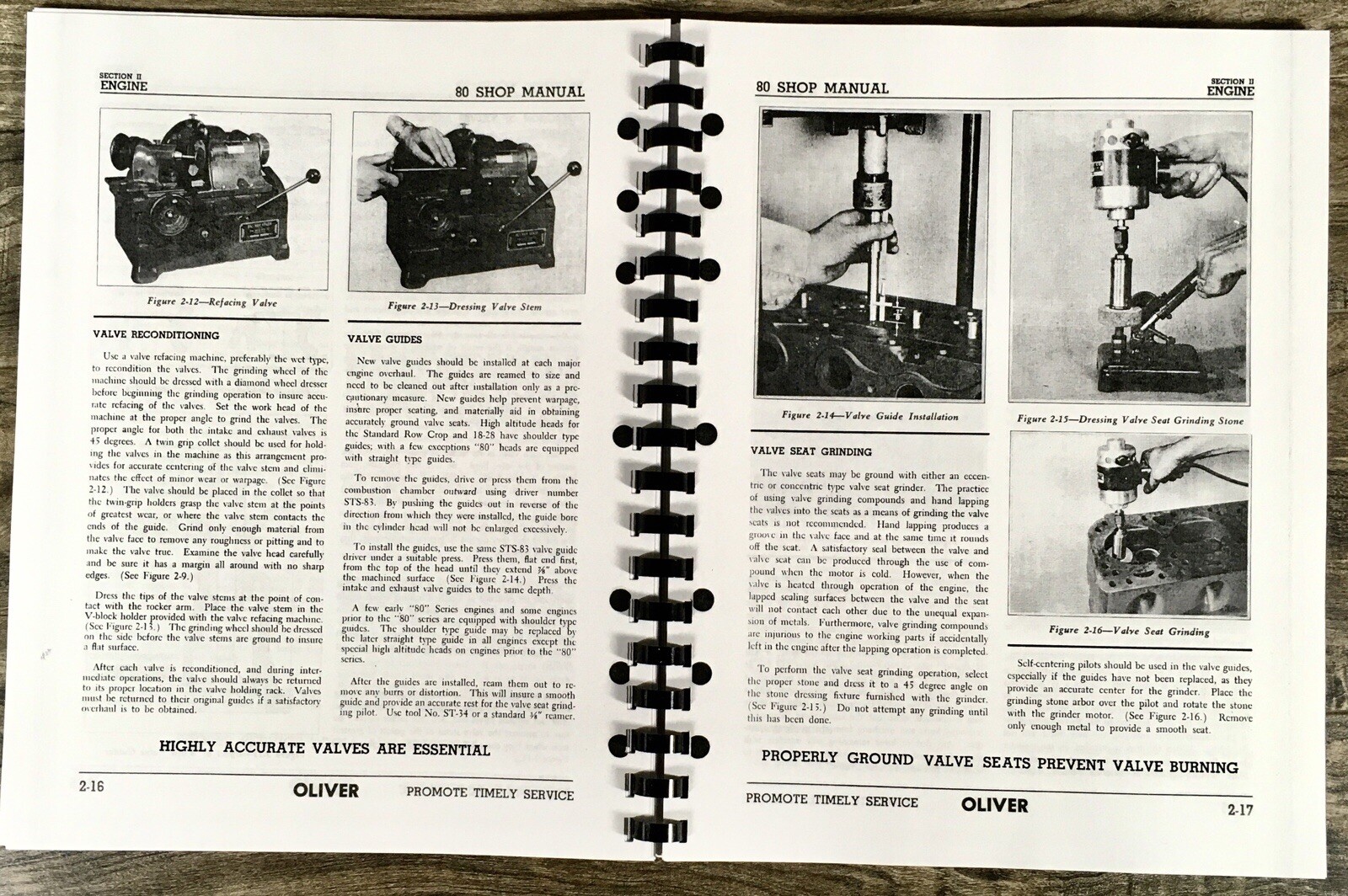 Oliver 80 Row Crop Tractor Service Parts Operators Manual Set Repair Workshop - Image 13