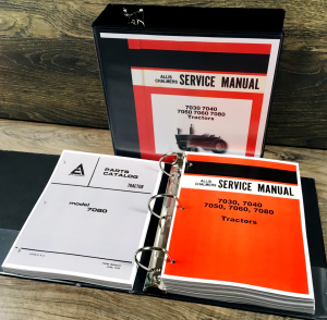 Allis Chalmers 7080 Tractors Service Manual Parts Repair Shop Catalog Workshop