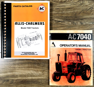 Allis Chalmers 7040 Tractors Parts Operators Manual Owners Catalog Assembly