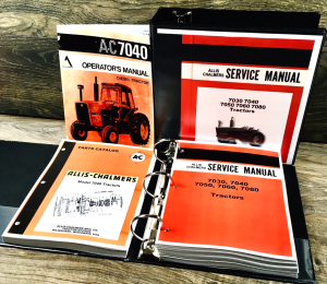 Allis Chalmers 7040 Tractors Service Manual Parts Operators Owners Repair Shop