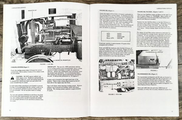 Allis Chalmers 7040 Tractors Service Manual Parts Operators Owners Repair Shop - Image 22