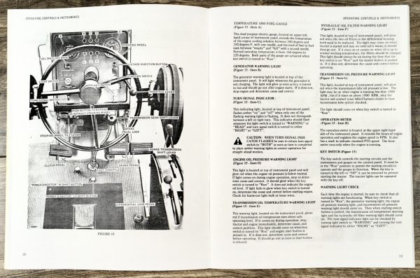 Allis Chalmers 7040 Tractors Service Manual Parts Operators Owners Repair Shop - Image 24