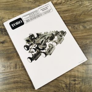 Toro PM 7 NO. 33677  - 90001 Thru 10001 and Up General Tractor Operators Manual