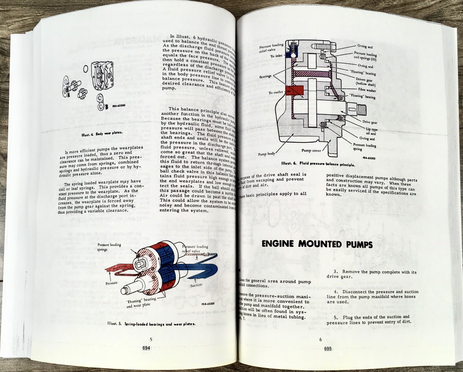 International W-400 W-450 Tractor Service Parts Manual Set Shop Repair Catalog - Image 4