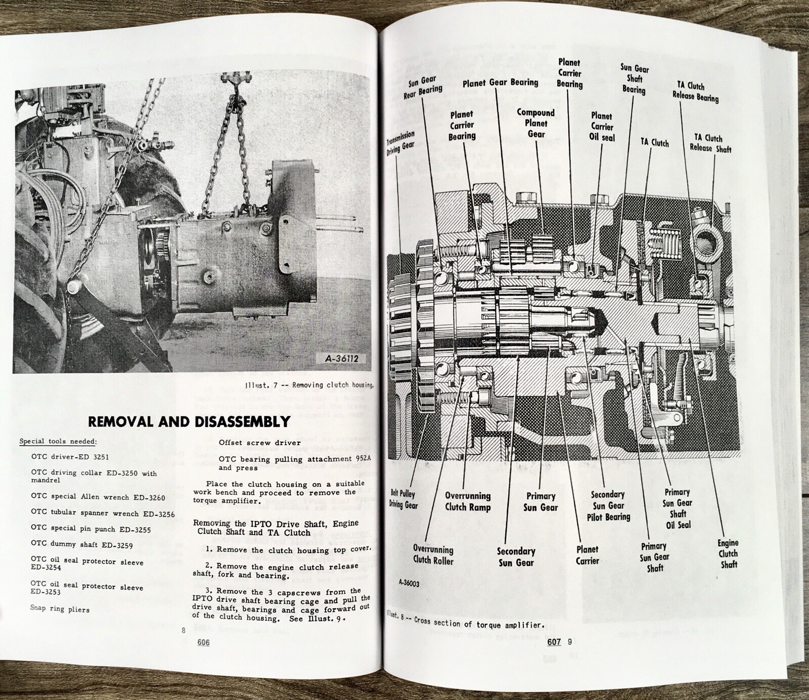 International W-400 W-450 Tractor Service Parts Manual Set Shop Repair Catalog - Image 11