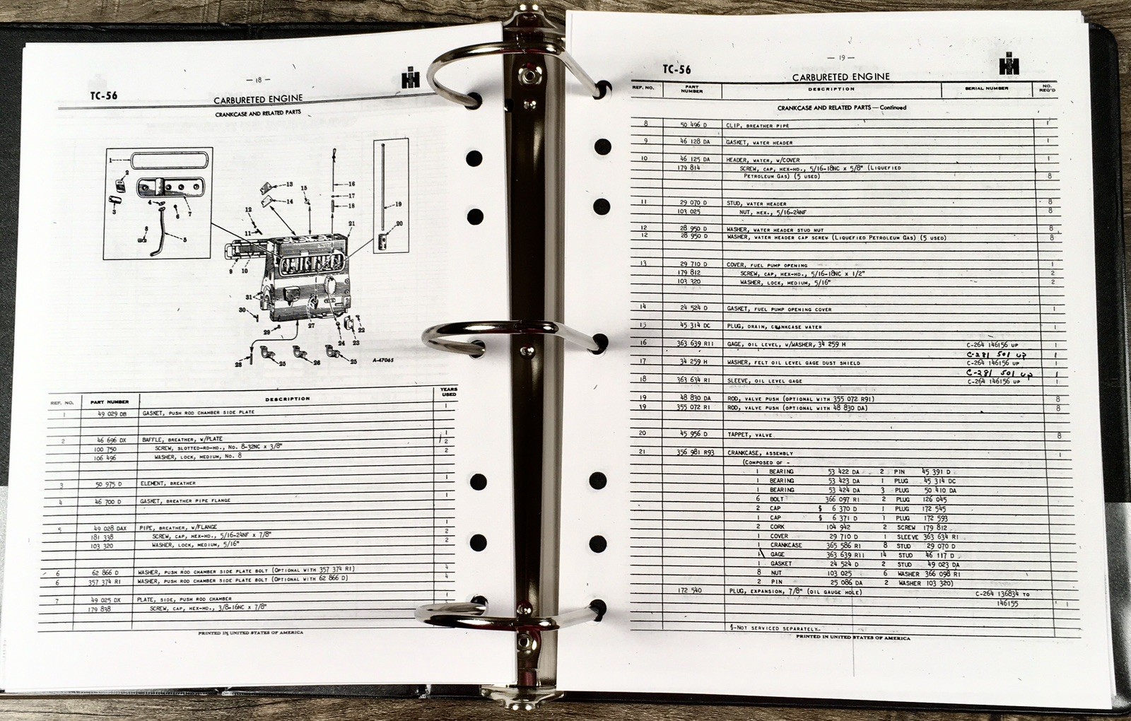 International W-400 W-450 Tractor Service Parts Manual Set Shop Repair Catalog - Image 15