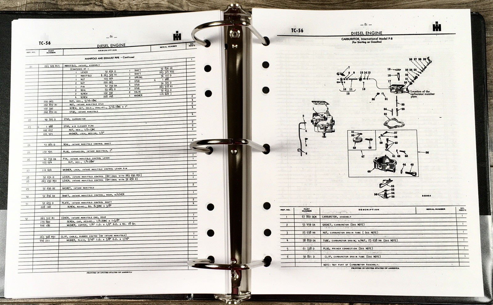 International W-400 W-450 Tractor Service Parts Manual Set Shop Repair Catalog - Image 16