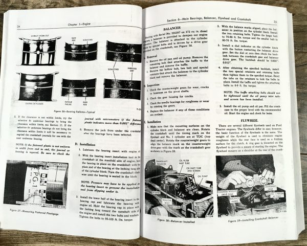 Ford 1811D 1821D 1841D Diesel Tractor Service Parts Operators Manual Repair Set - Image 22