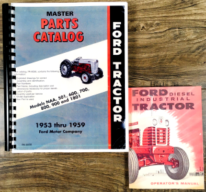 Ford 1811-D 1821-D 1841-D 1871D 1881-D Diesel Tractor Parts Operators Manual Set