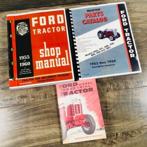 Ford 1871-D 1881-D Diesel Tractor Service Manual Parts Operators Repair Shop Set