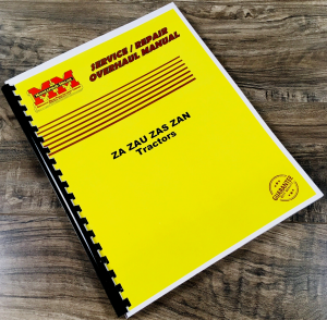 Minneapolis Moline ZA ZAU ZAS ZAN ZAE Tractor Service Manual Repair Catalog