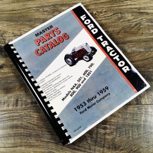 Ford NAB 541 611 620 621 630 631 640 641 Tractor 1953-1959 Master Parts Manual