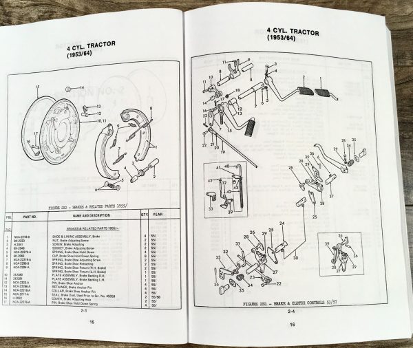 Ford 1801 Gas Tractor Service Manual Parts Operators Owners Repair Shop Book Set - Image 21