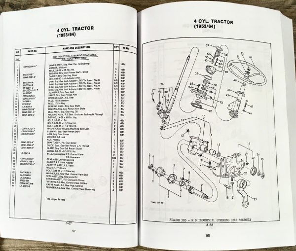 Ford 1801 Gas Tractor Service Manual Parts Operators Owners Repair Shop Book Set - Image 22