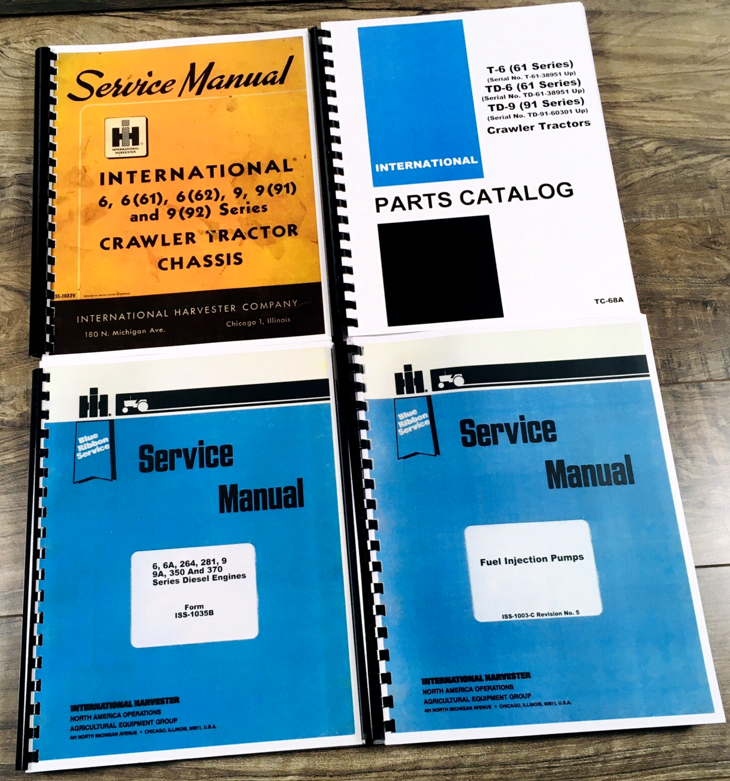 International TD-9 91 Series Crawler Tractor Service Parts Manual Set Repair TD9