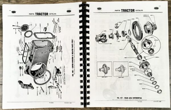 Ford 1821 1841 Gas Tractor Service Manual Parts Operators Owners Repair Shop Set - Image 21