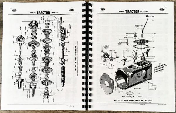 Ford 1821 1841 Gas Tractor Service Manual Parts Operators Owners Repair Shop Set - Image 22