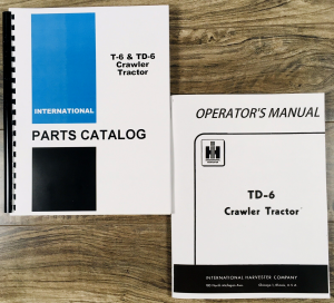 International TD-6 Crawler Tractor Parts Operators Manual Set Catalog Owners IH