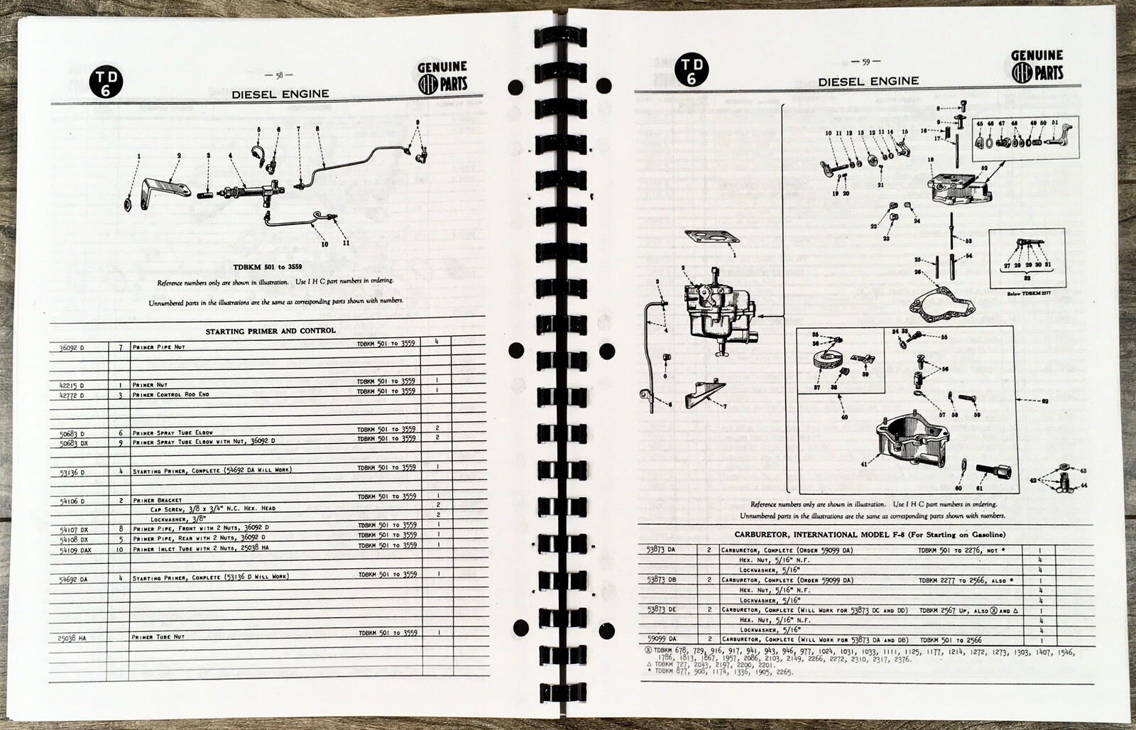 International TD-6 Crawler Tractor Service Parts Manual Set Repair Catalog Book - Image 12