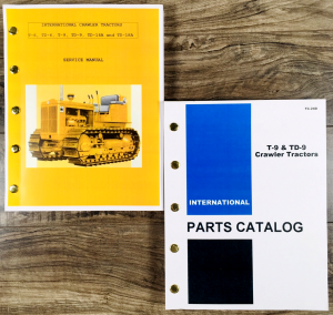International T-9 TD-9 Crawler Tractor Service Parts Manual Set Repair Catalog