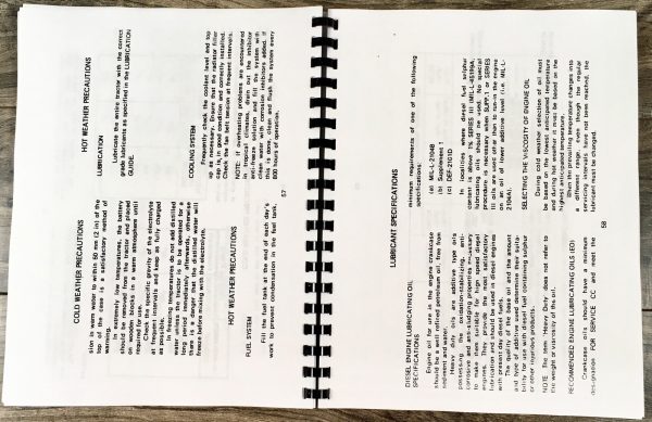 International 2500A Diesel Tractor Service Parts Operators Manual Repair Shop - Image 22