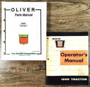 Oliver 1955 Tractor Parts Operators Manual Set Catalog Owners Assembly Book