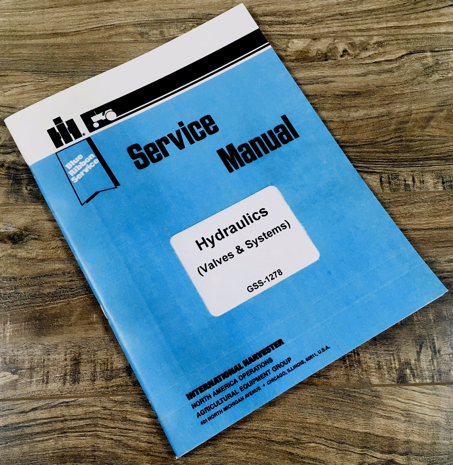 International Hydraulic Valves Systems Service Manual For 300 400 600 Tractors
