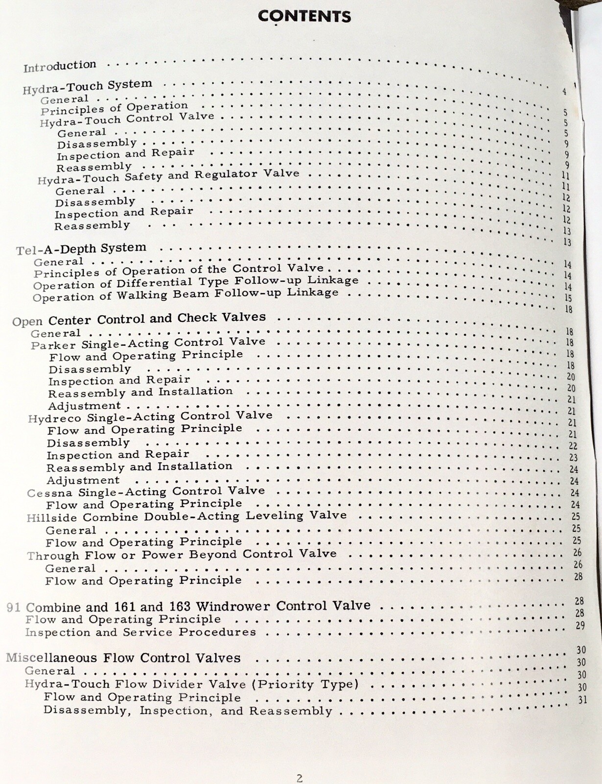 International Hydraulic Valves Systems Service Manual For 300 400 600 Tractors - Image 2